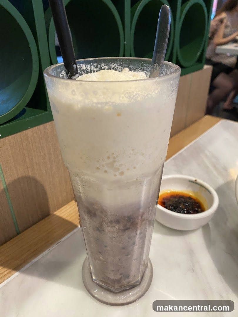 Dessert Drink in Restaurant Interior