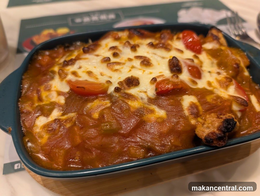 Food Dish in Baking Pan