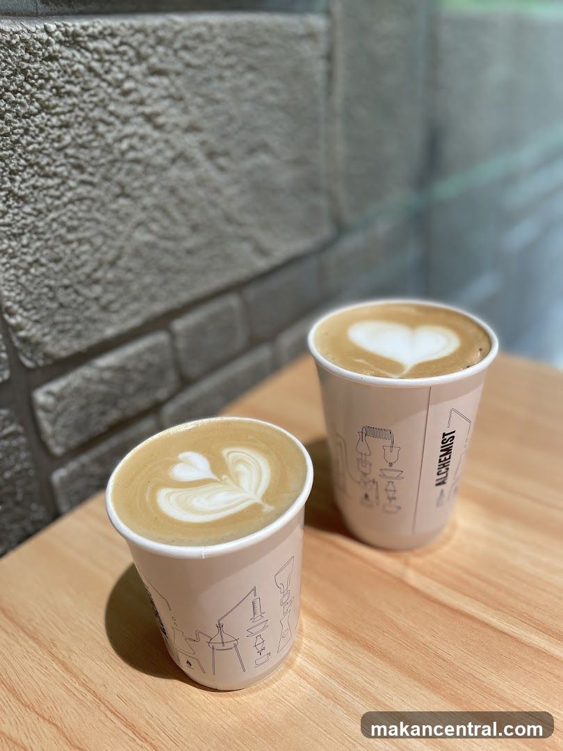 Coffee Cups on Wooden Table