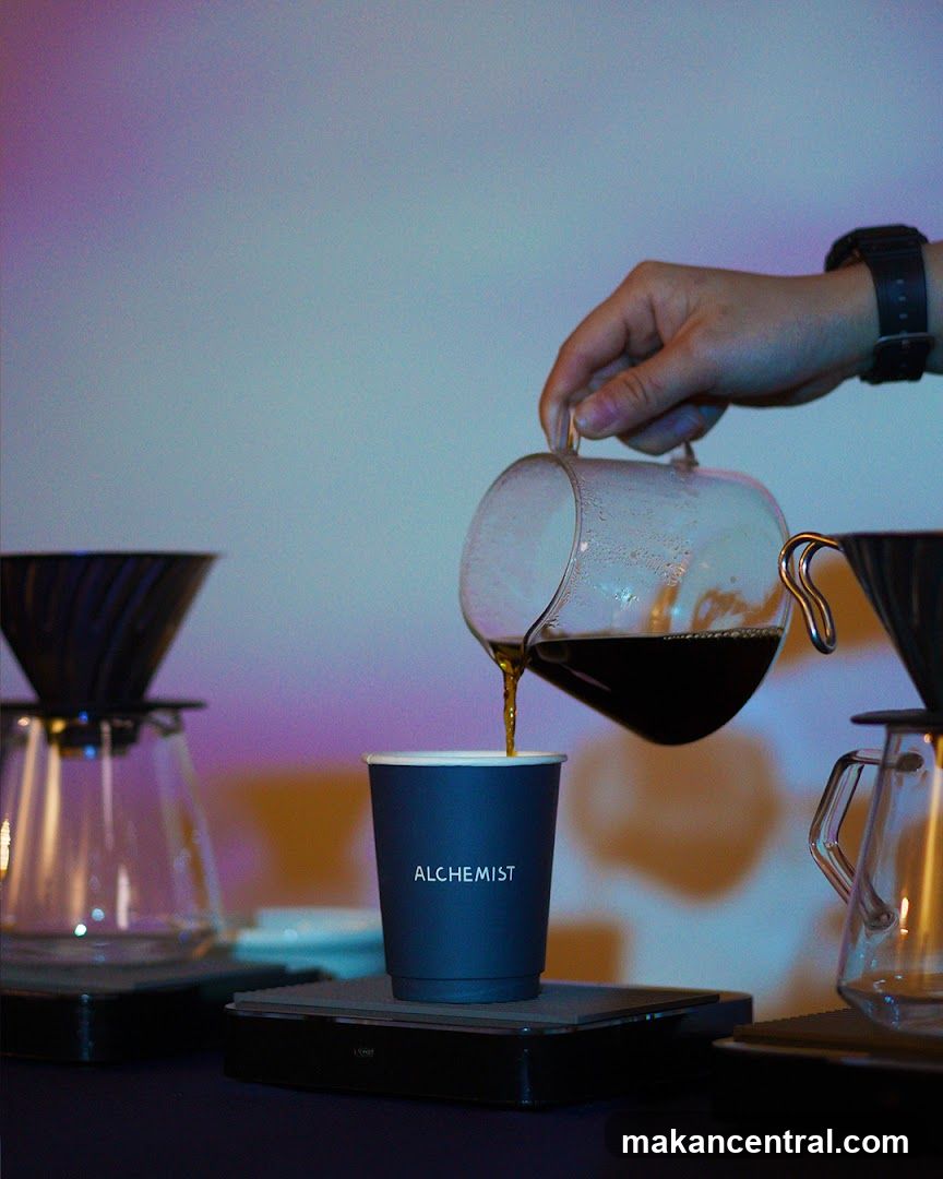 Coffee Pouring Scene