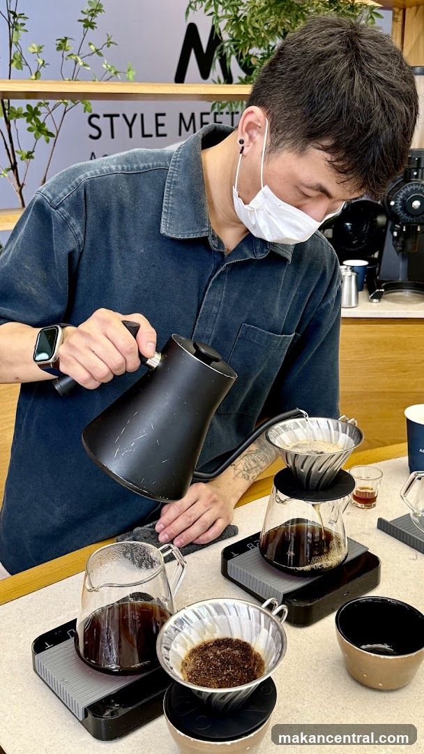 Coffee Brewing Setup