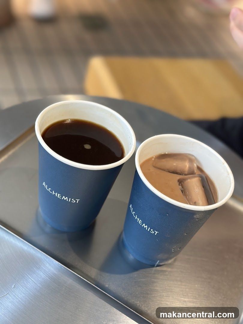Coffee Cups on Tray