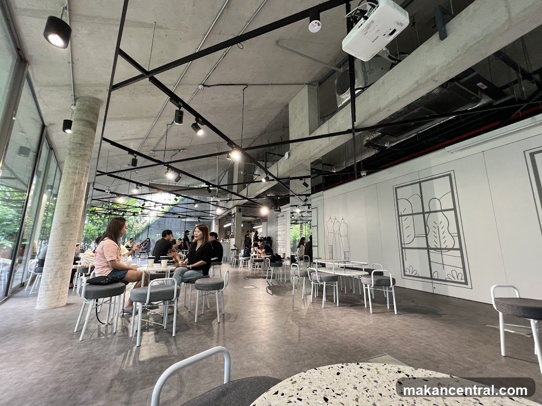 Interior of a modern café or lounge