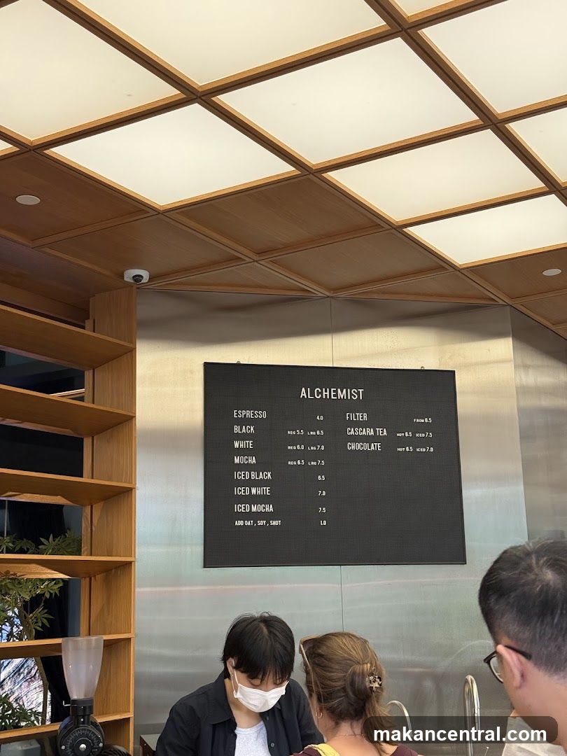Alchemist Menu Board