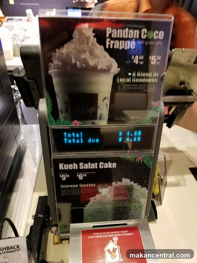 McCafe Counter Display