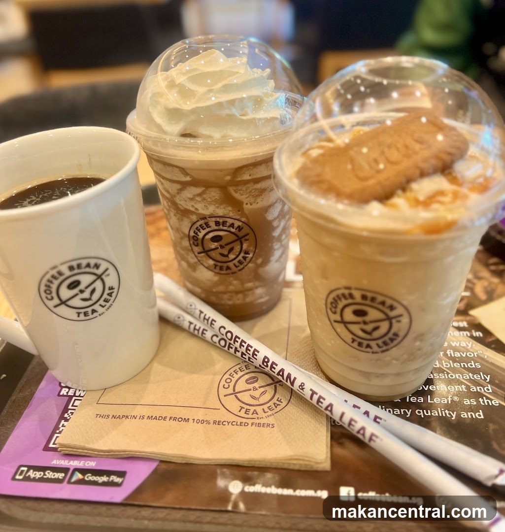 Coffee Bean & Tea Leaf店内饮品