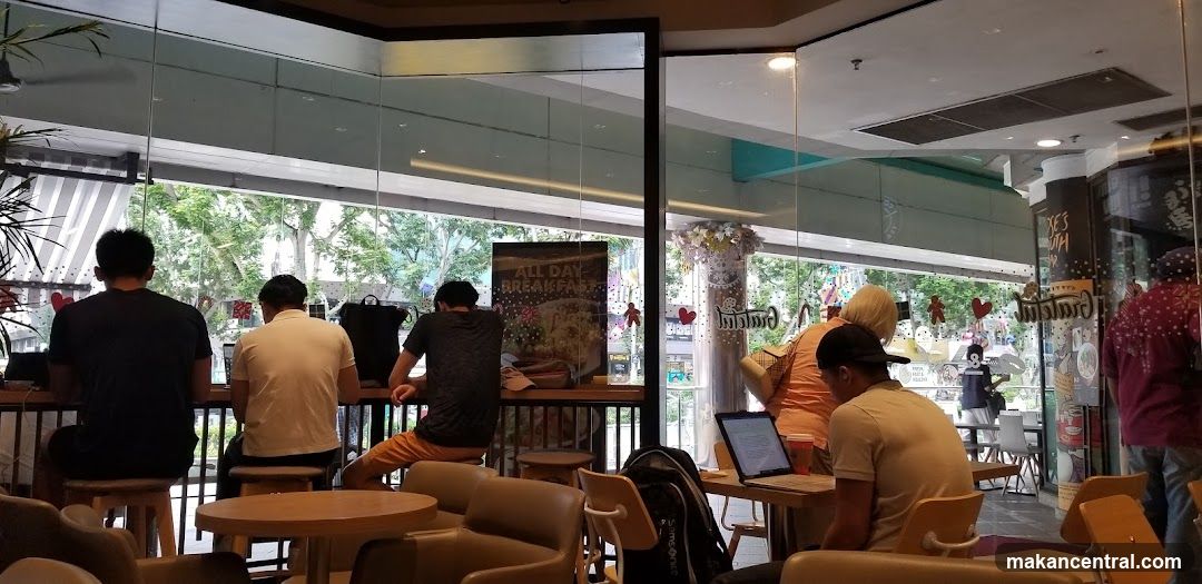 Interior of a café or restaurant