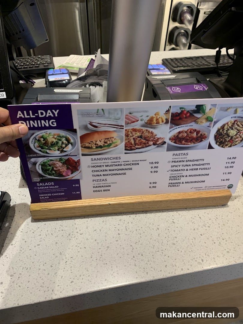All-Day Dining Menu