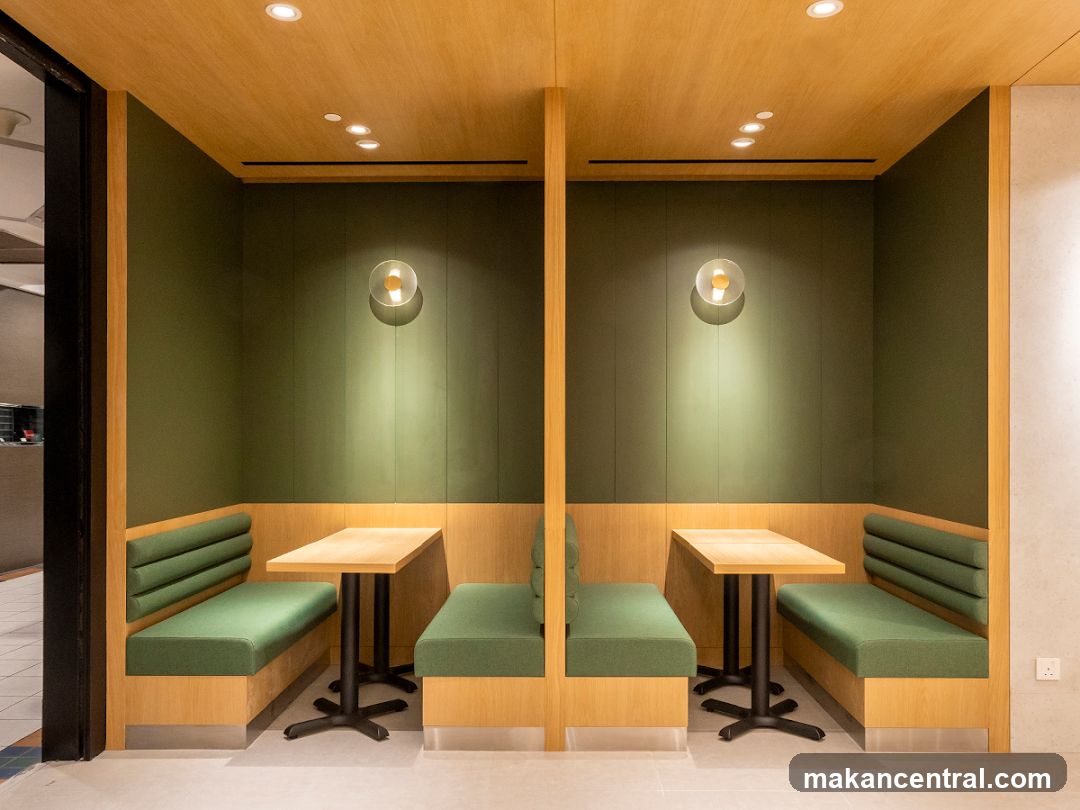 Interior seating area