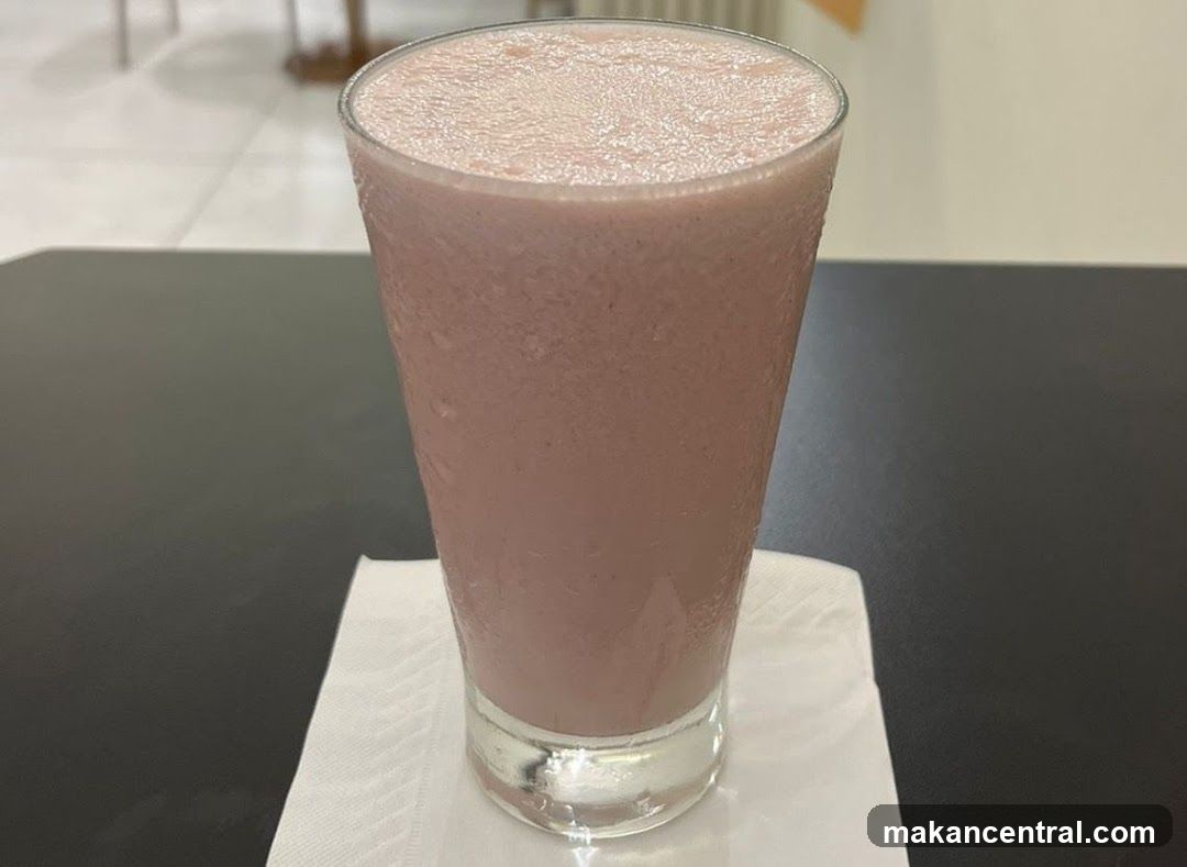 Pink Smoothie on Table