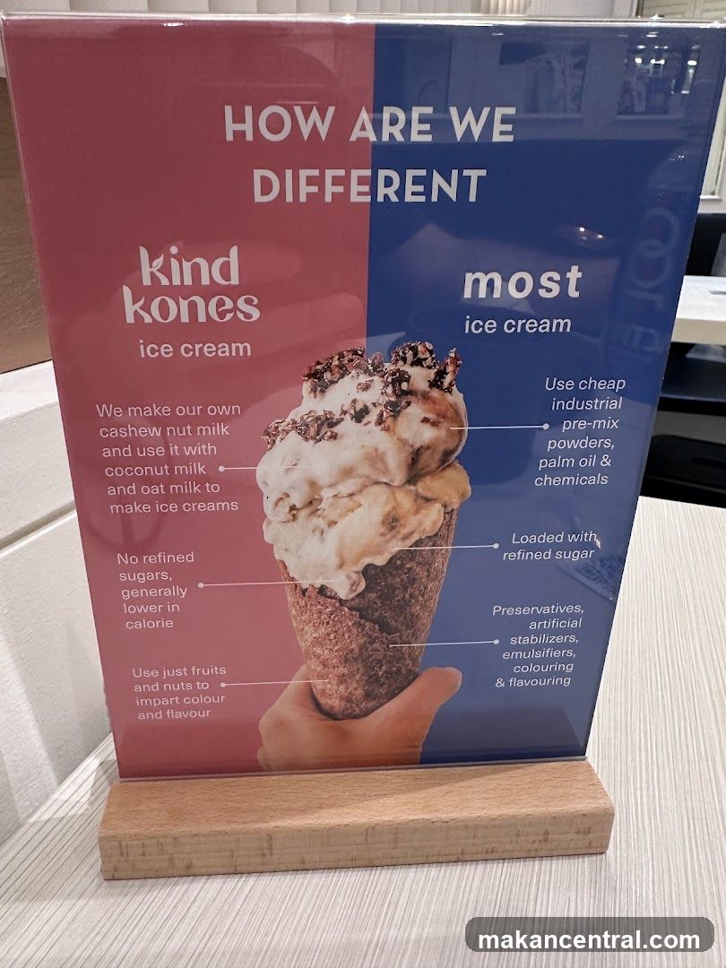 Ice Cream Comparison Sign