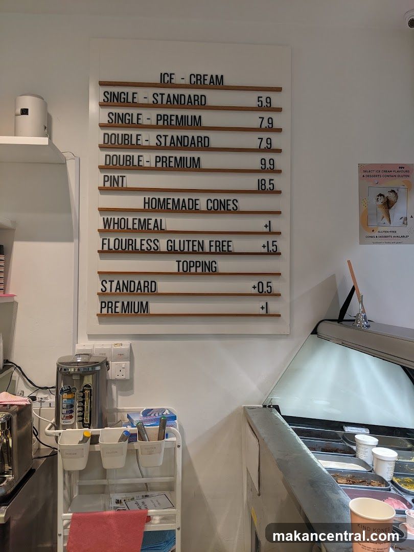 Ice Cream Menu Board