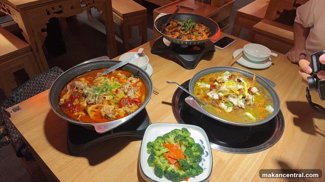 Restaurant Interior with Dishes