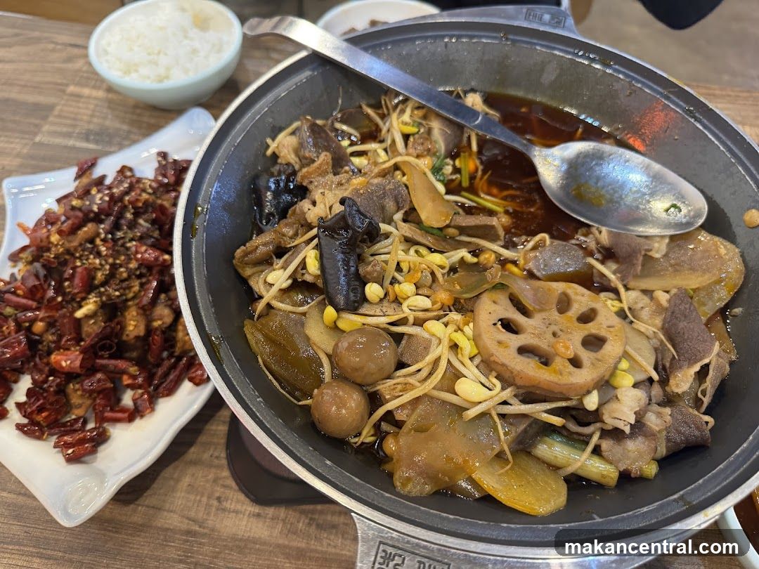 Food served at a restaurant