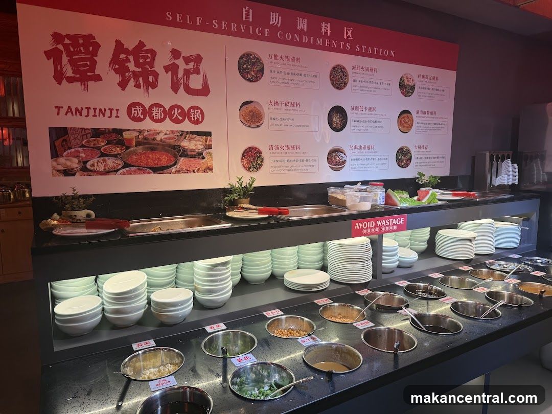Tanjinji Chengdu Hot Pot Self-Service Condiments Station