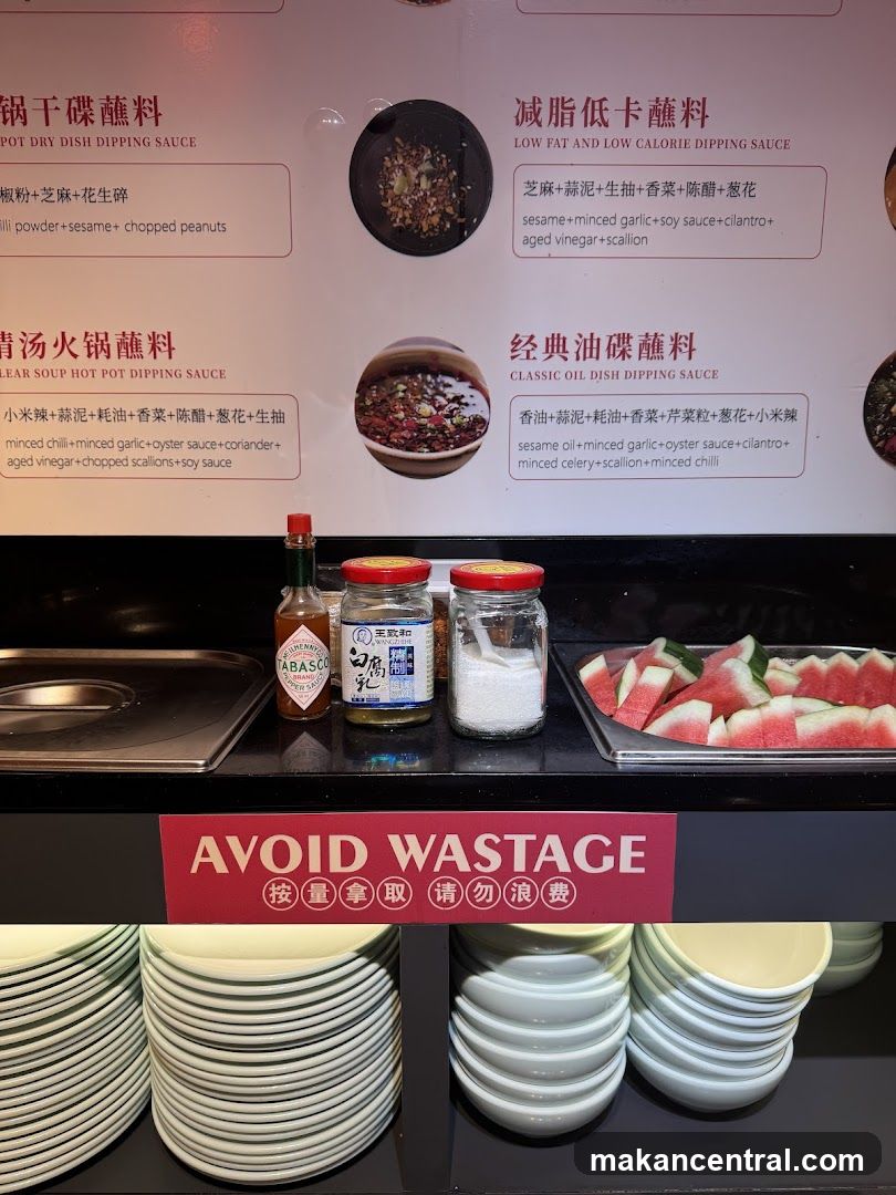 Dipping Sauce Station