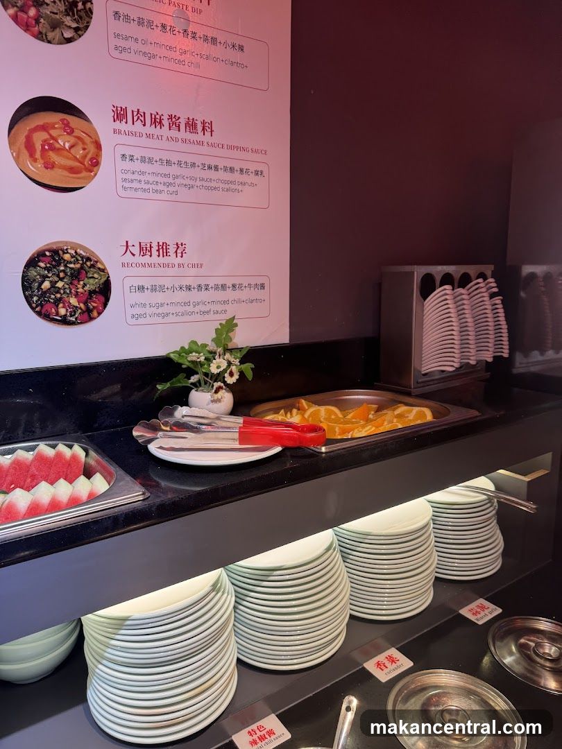 Restaurant buffet station