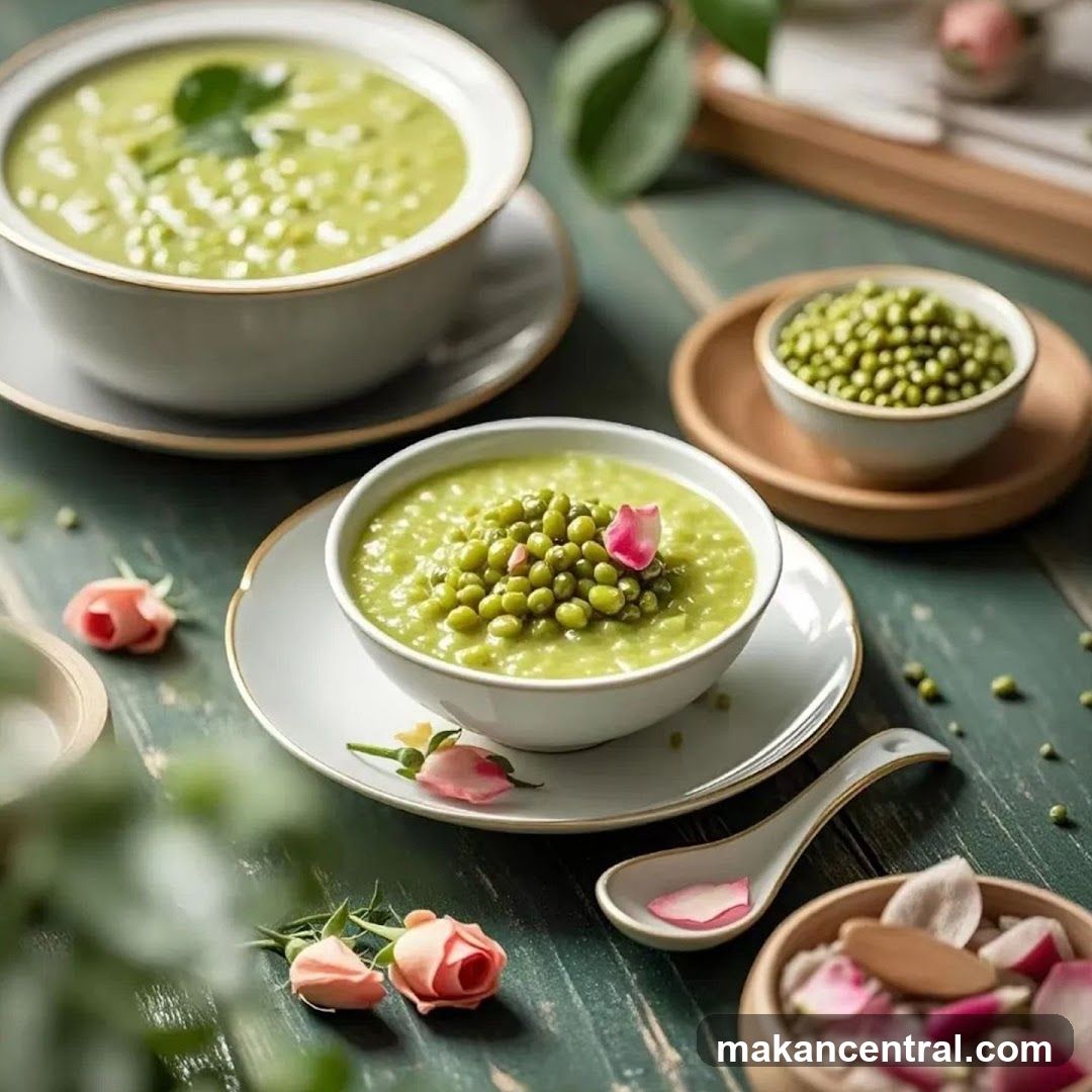 Mint Green Soup Presentation
