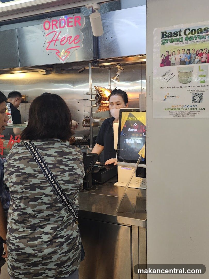 Food stall interior