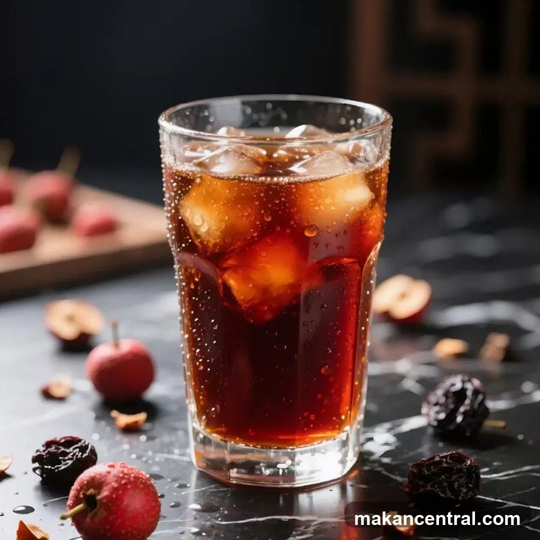 Coca-Cola with Ice and Berries