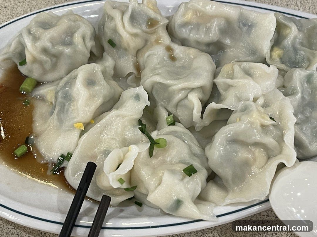 Dumplings on Plate