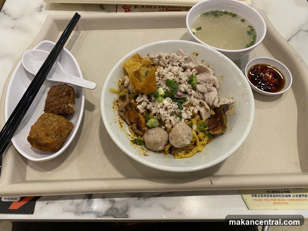 Food served on tray
