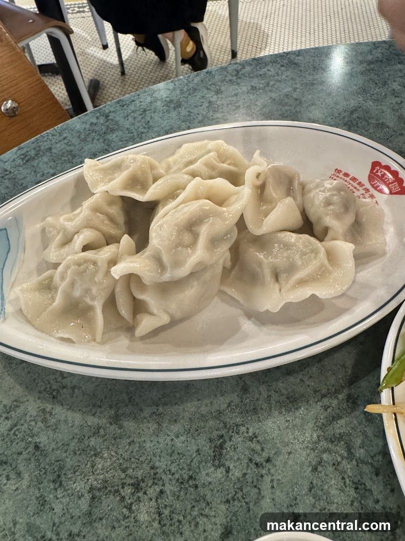 Dumplings on Plate