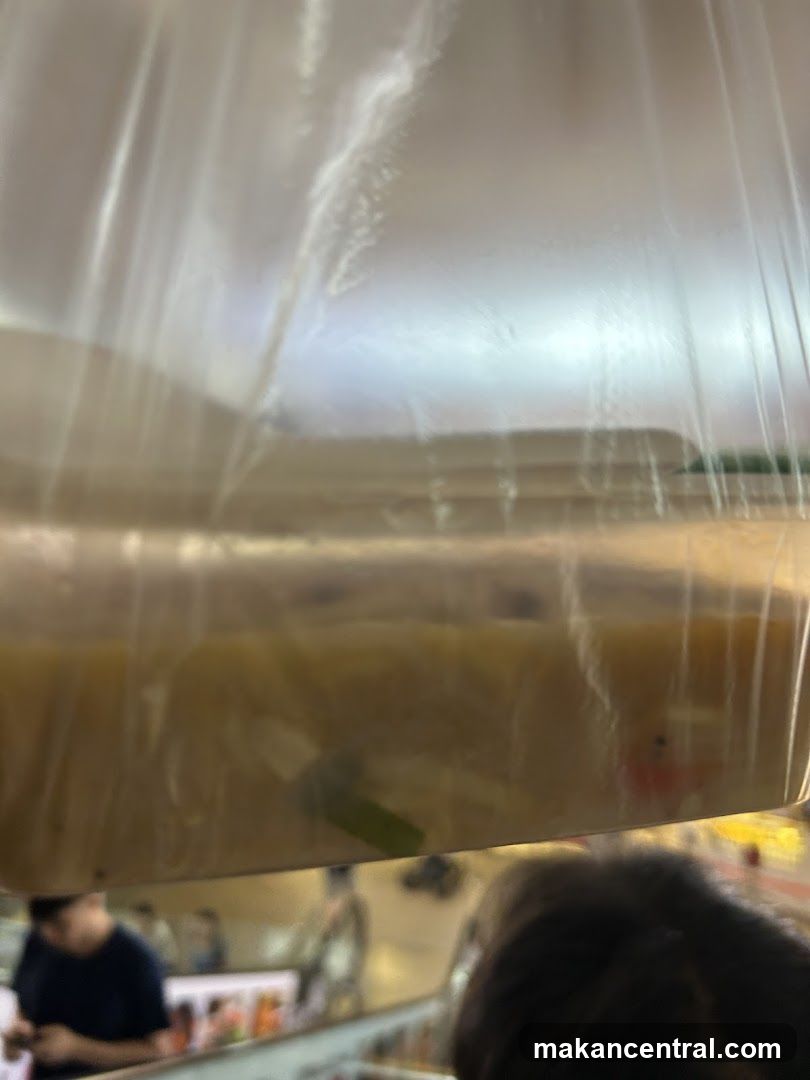 Food in plastic container