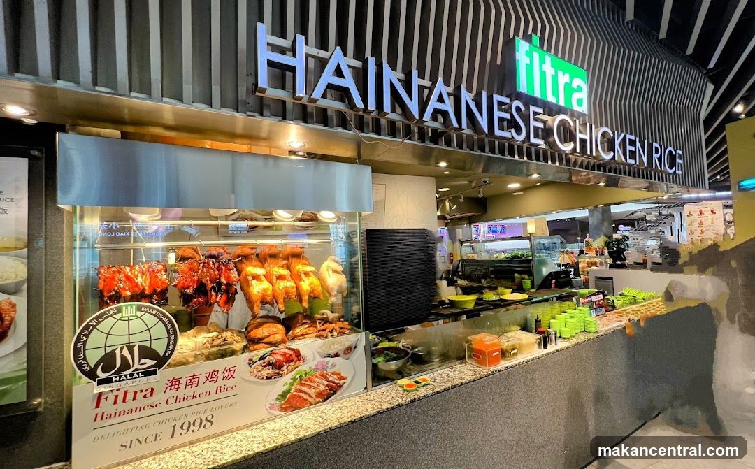 Hainanese Chicken Rice Shop Interior