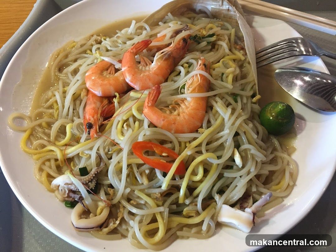 Seafood Noodle Dish