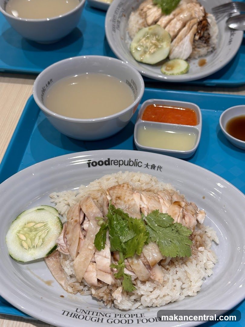 Food Republic Hainanese Chicken Rice