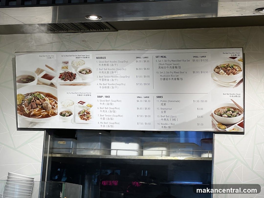 Restaurant Menu Board