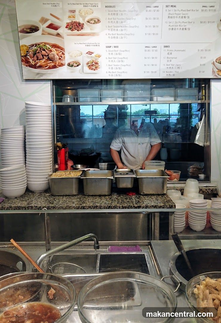 Restaurant counter view