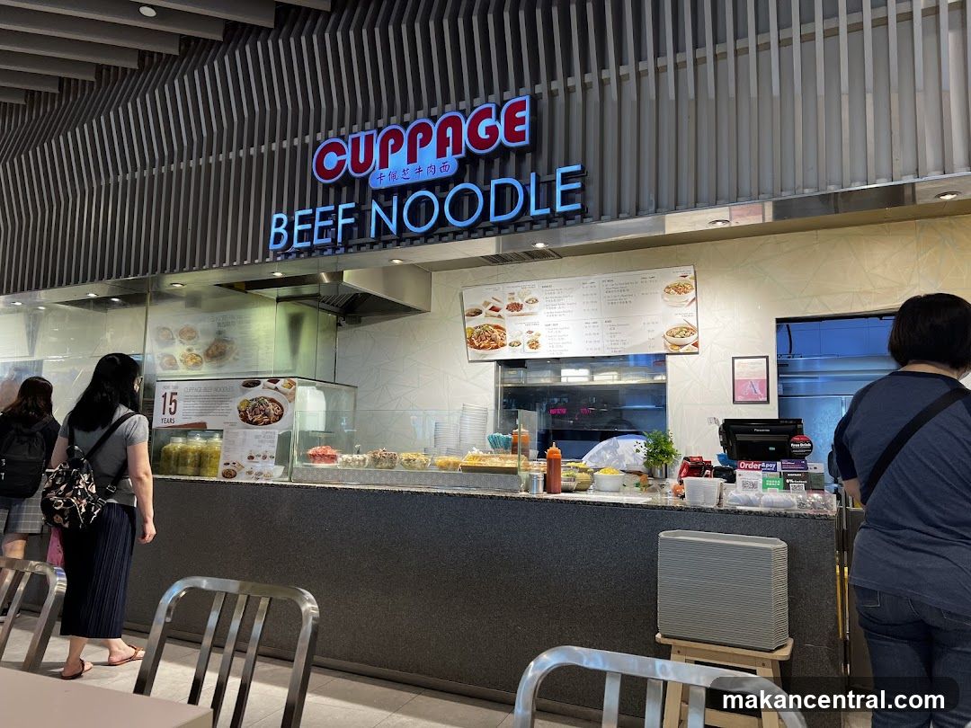 Cuppage Beef Noodle Shop Interior