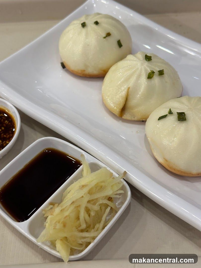 Dumplings with Condiments