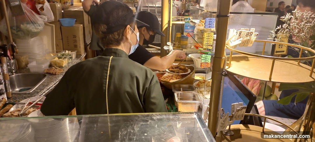 Food stall interior