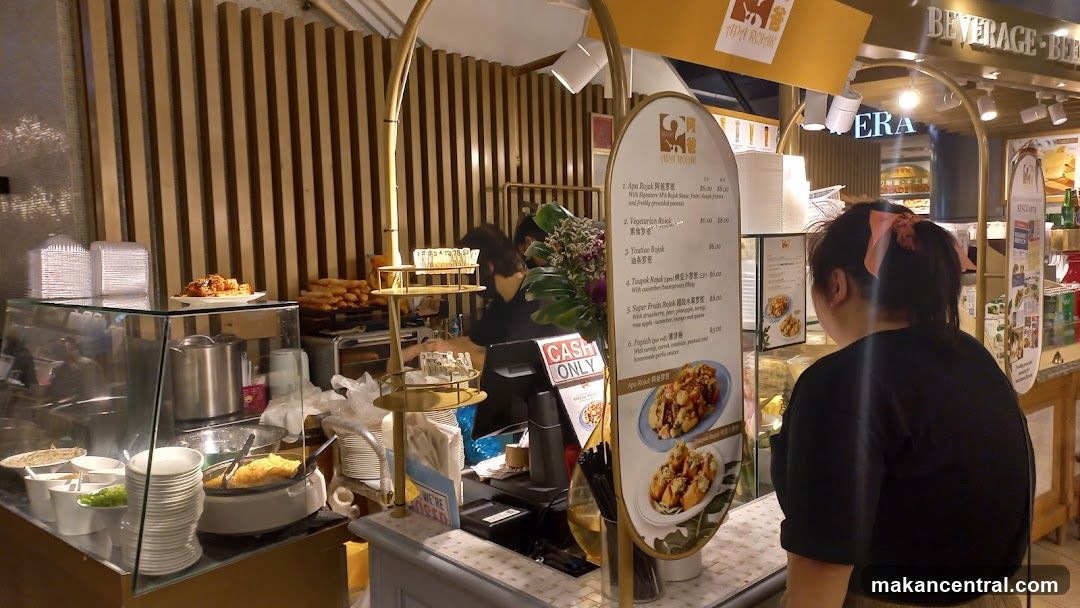 Food stall interior