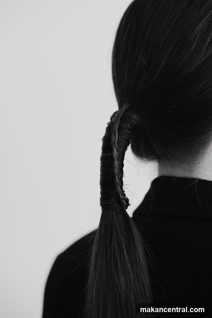Back of Person with Braided Hair