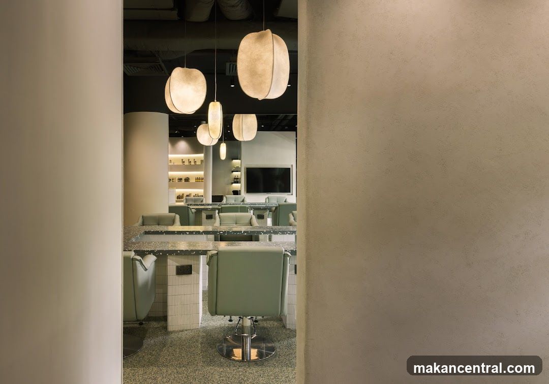 Interior View of Salon