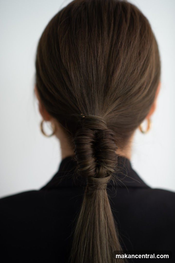 Back View of Person with Hairdo