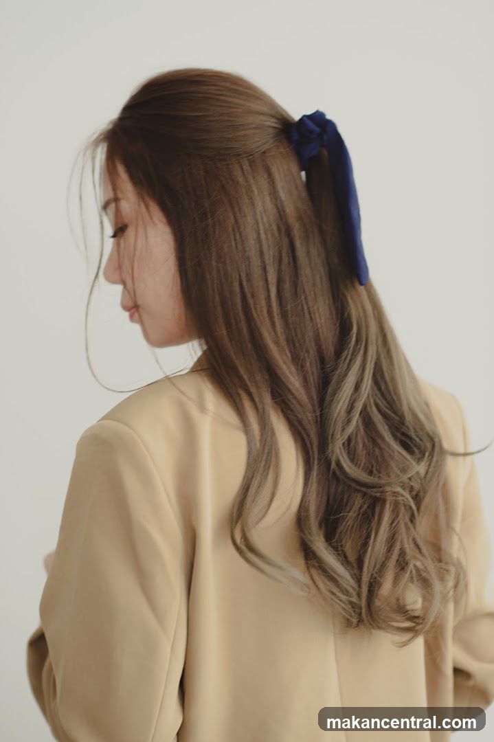 Woman with Hair Tie