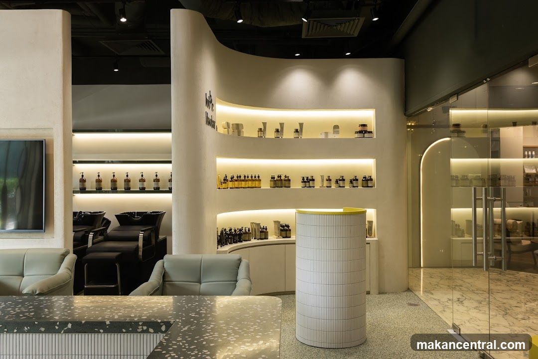 Interior of a modern salon or retail space