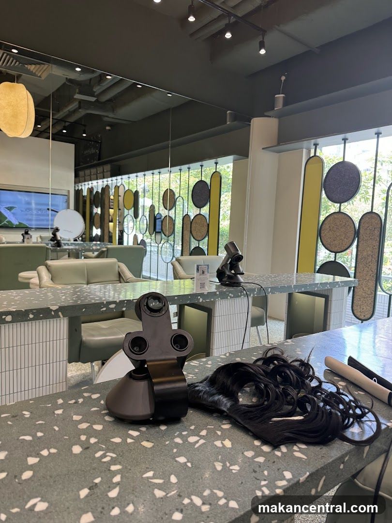 Interior of a modern salon or beauty studio