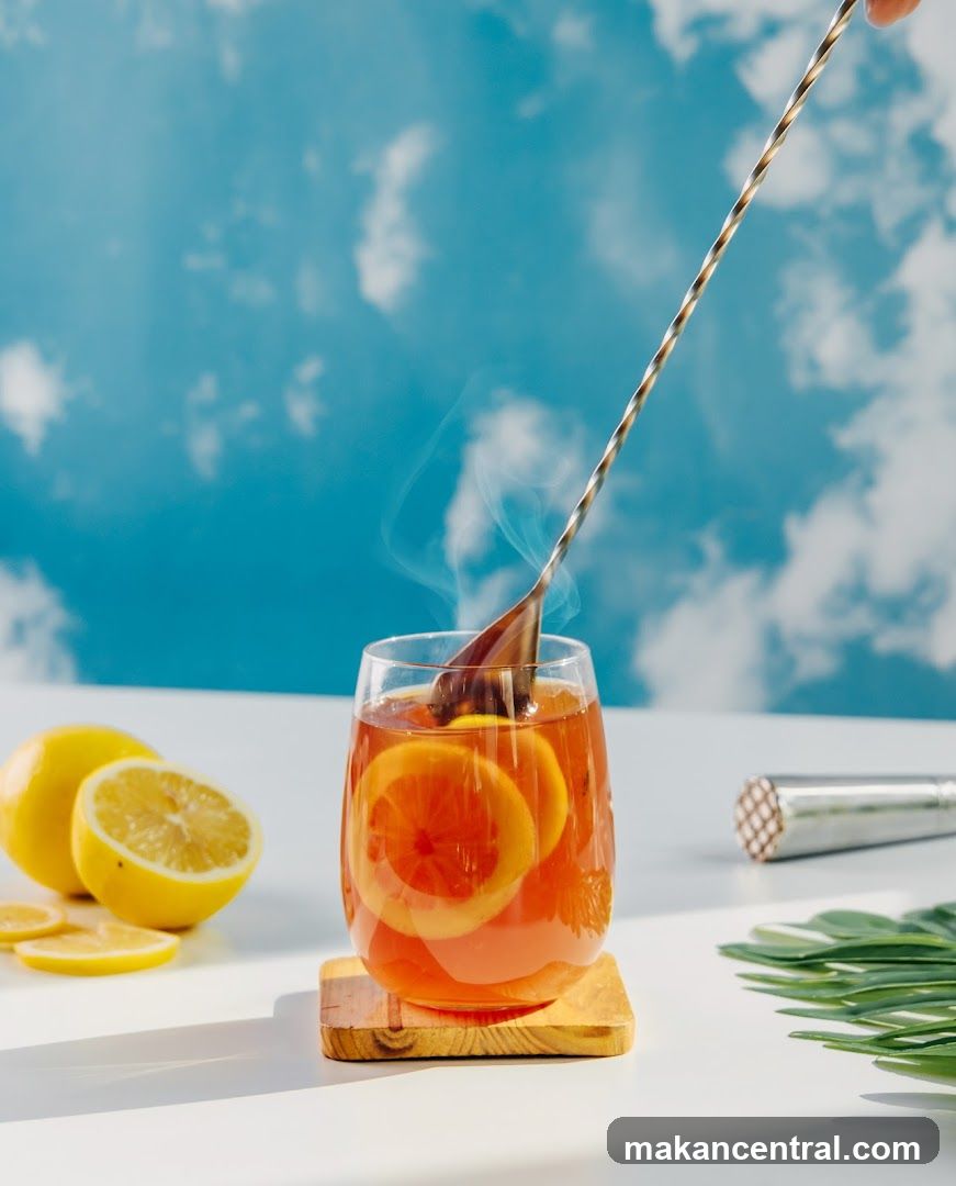 Cocktail Preparation Scene