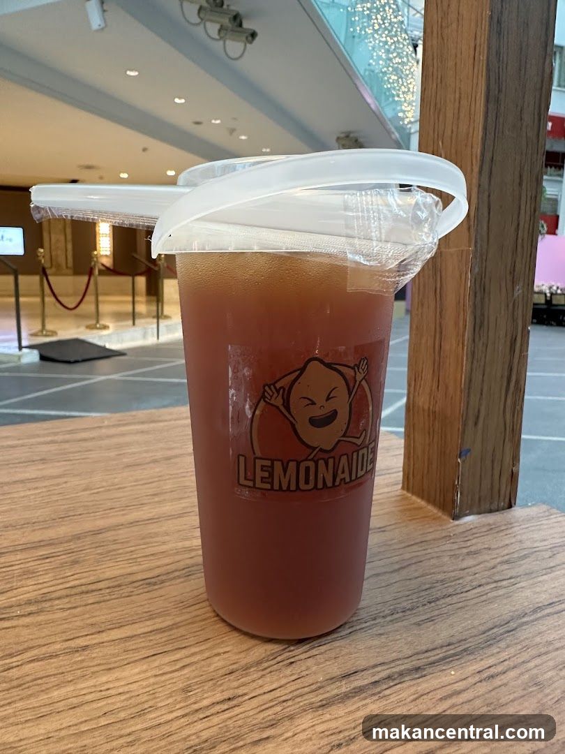 Lemonaide drink on table