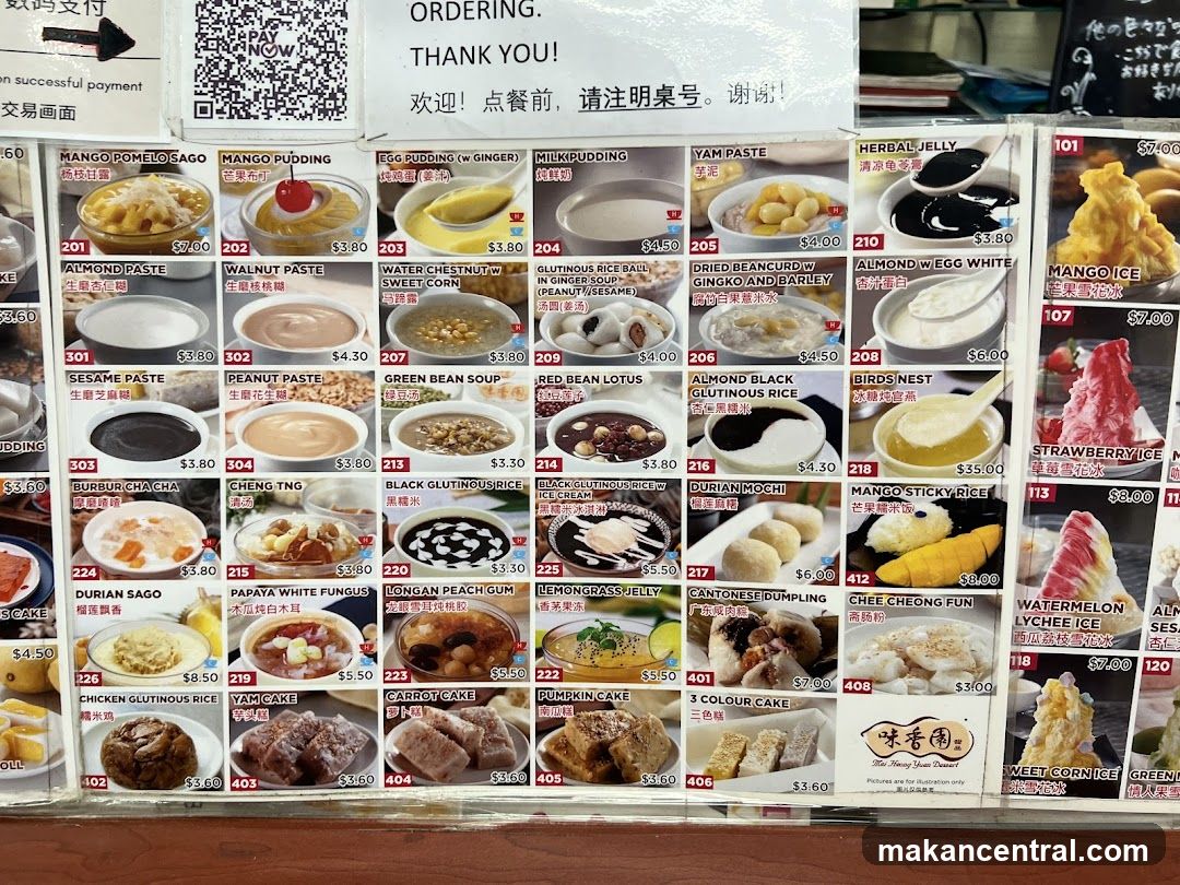 Dessert Menu Board