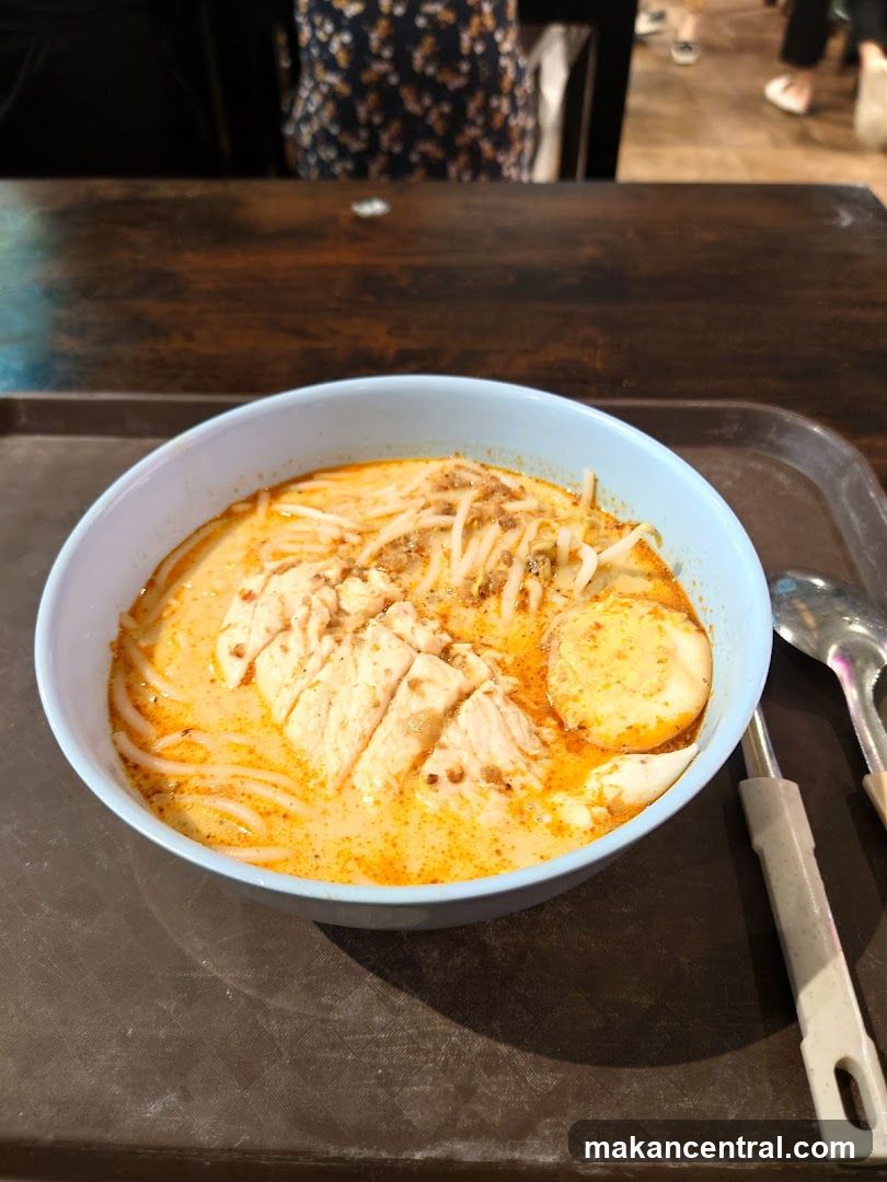 Laksa Bowl on Tray