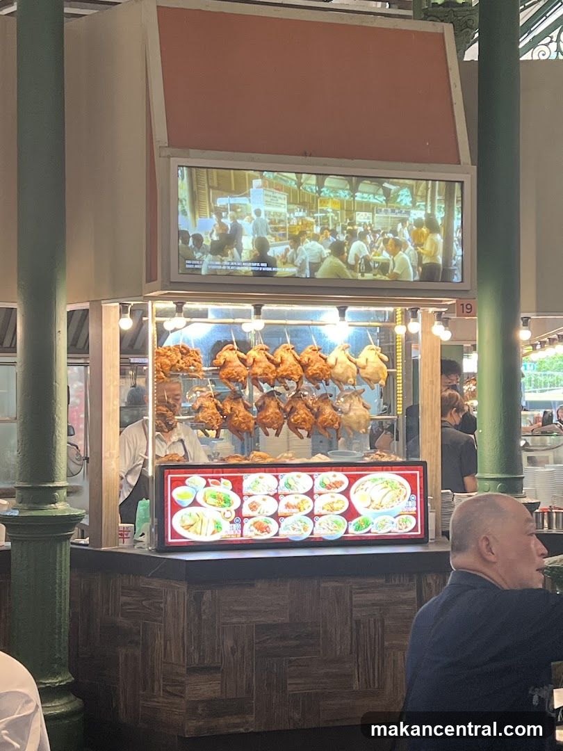 Food stall interior