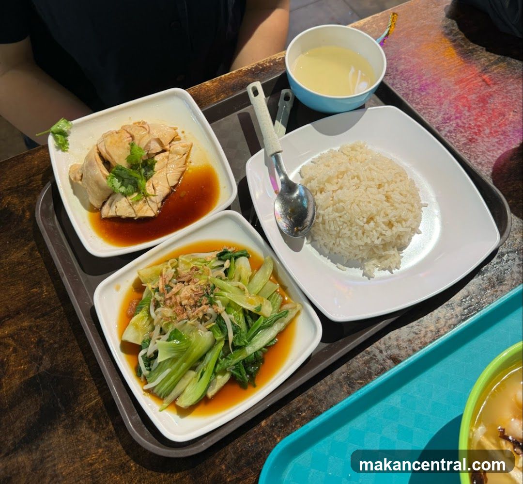 Food served on tray