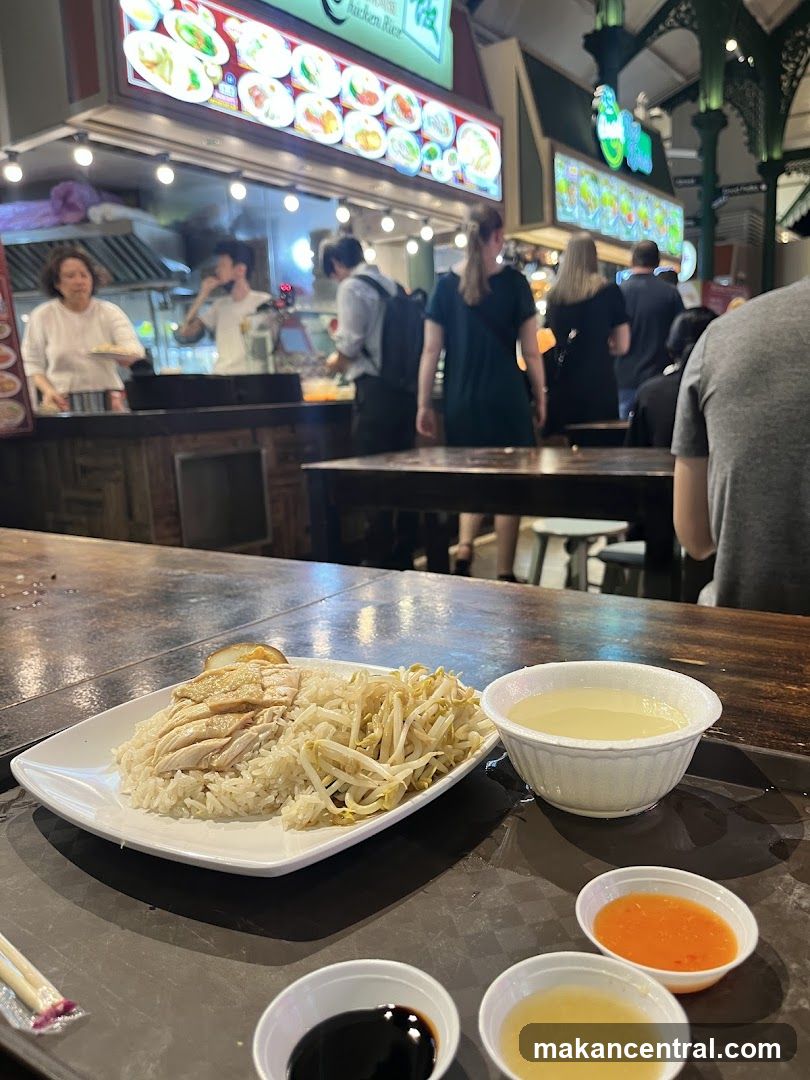 Food stall interior